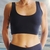 TOP DE LYCRA NEGRO SIN ELASTICO - comprar online