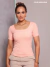 Blusa Feminina Manga Curta TShirt Listrada Malha Texturizada REF: Val - comprar online