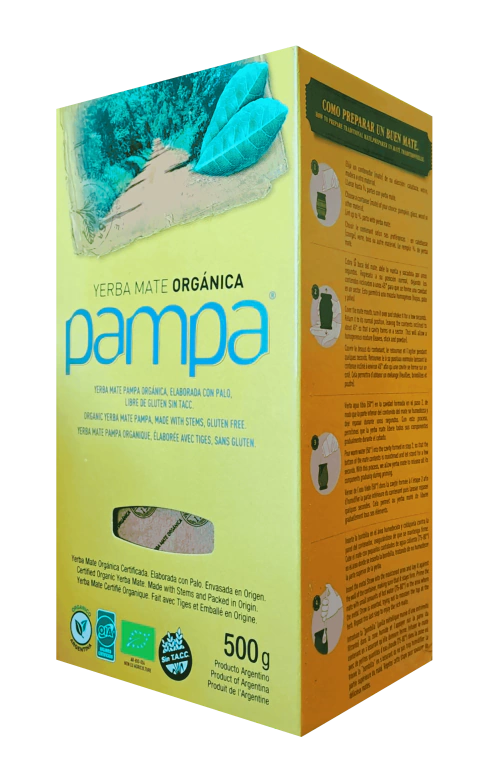 Yerba Mate Orgánica 500G - Sin TACC "Pampa" - comprar online