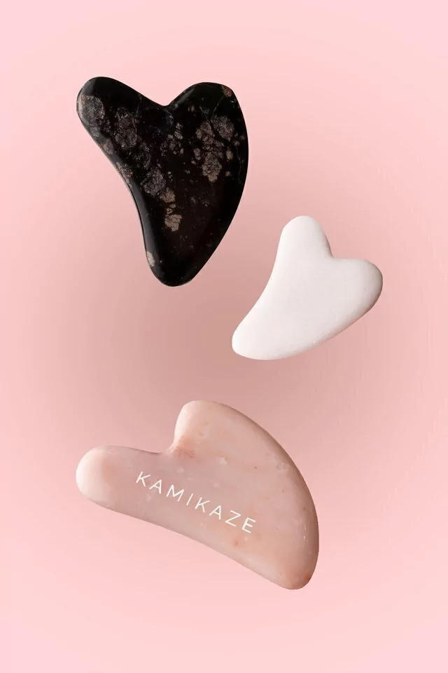 Gua Sha Piedra para Masaje Facial "Kamikaze"