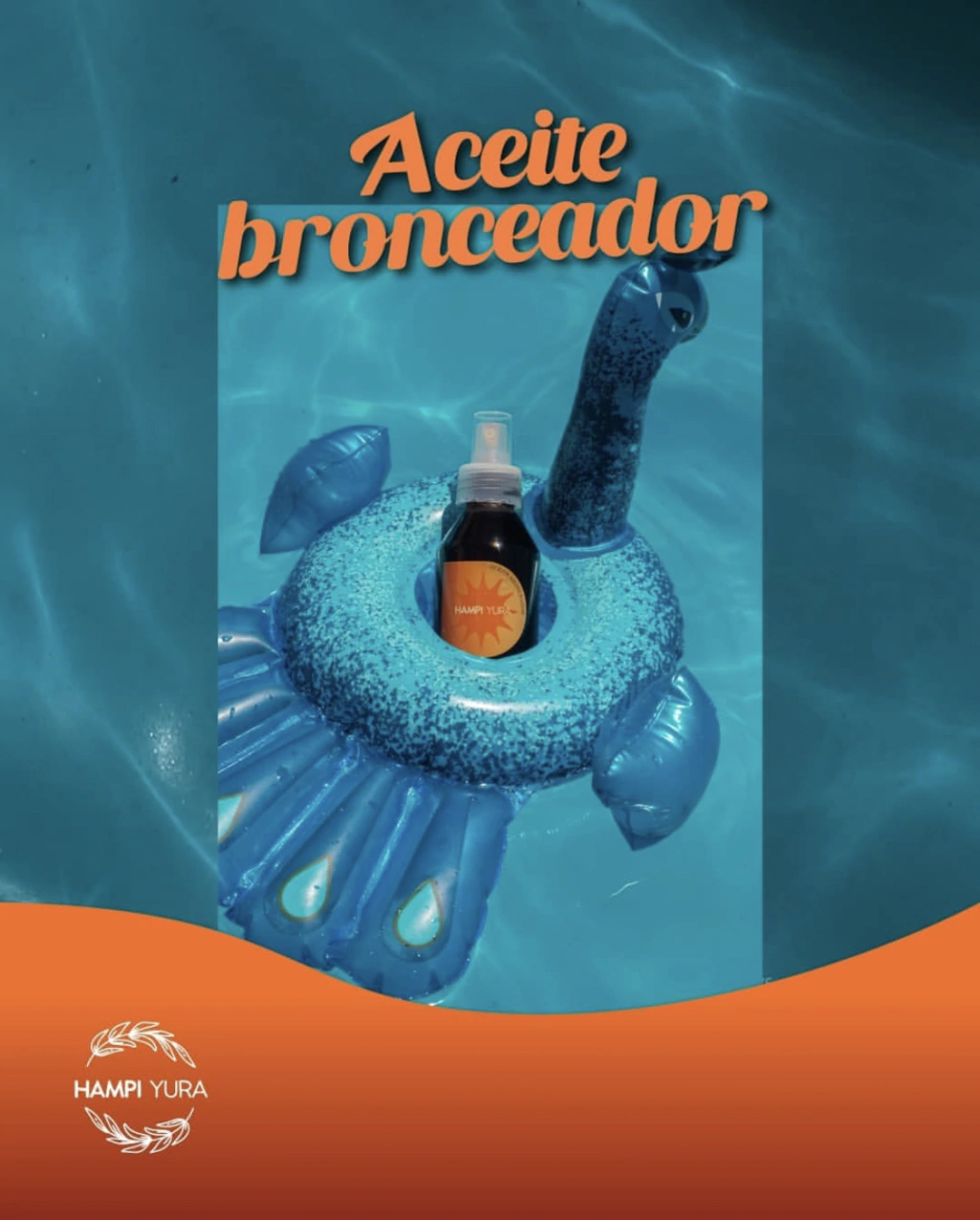 Bronceador 100% aceite “Hampi Yura”
