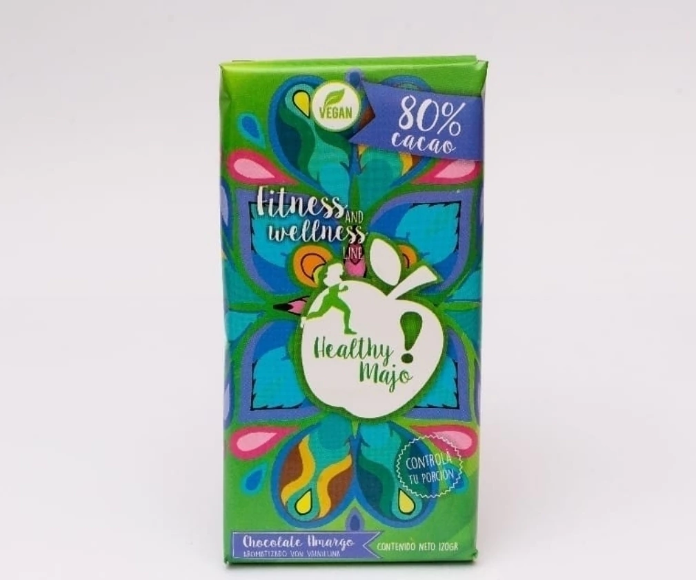Barrita de chocolate 80% cacao "Healthy Majo"