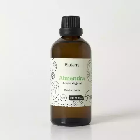 Aceite Vegetal Almendra Puro Natural 100ml "Bioterra"