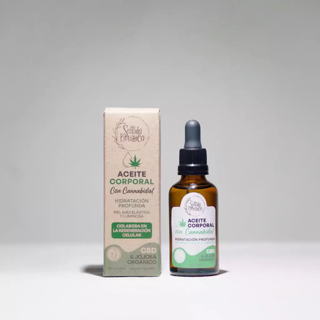 Aceite Corporal con CBD "Sentida Botánica"