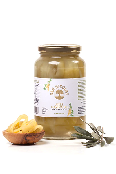Ajíes al Vinagre 500GR "Olivares San Nicolas"