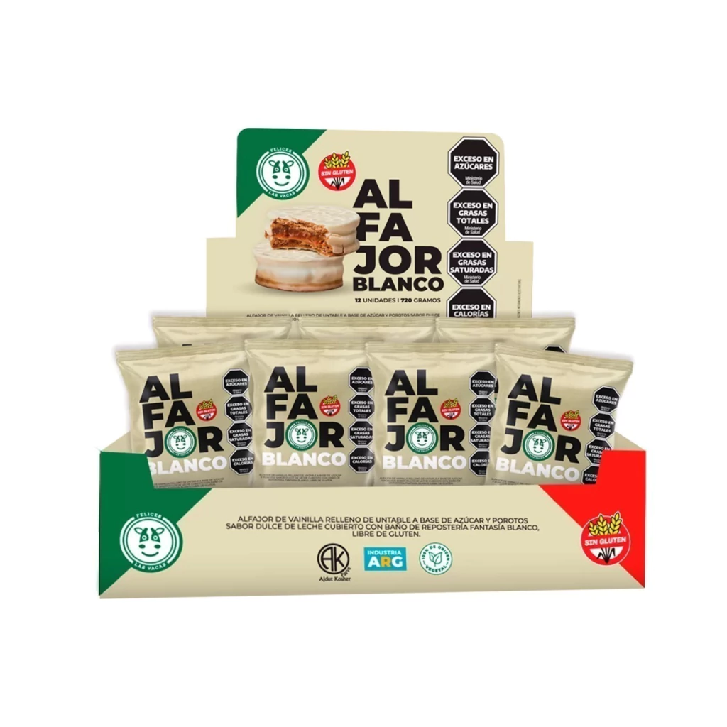 Alfajor Blanco "Felices Las Vacas"