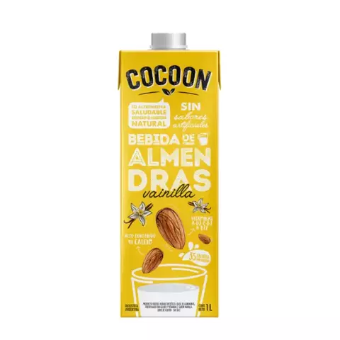 Leche Vegetal de Almendras Vainilla 1L "Cocoon" - comprar online