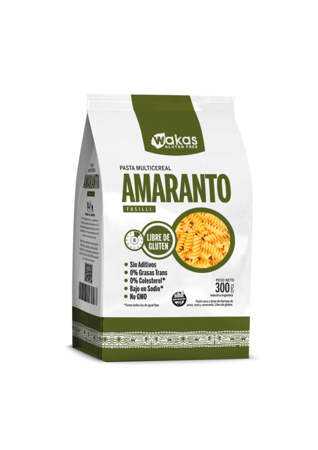 Pasta de legumbres amaranto "Wakas"