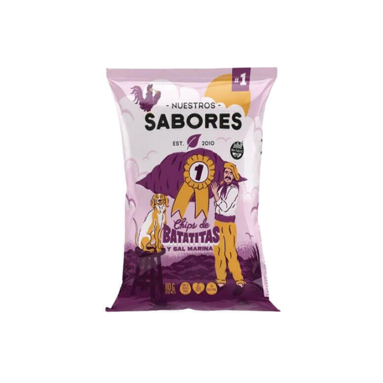 Chips Batatas y Sal Marina "Nuestros Sabores"