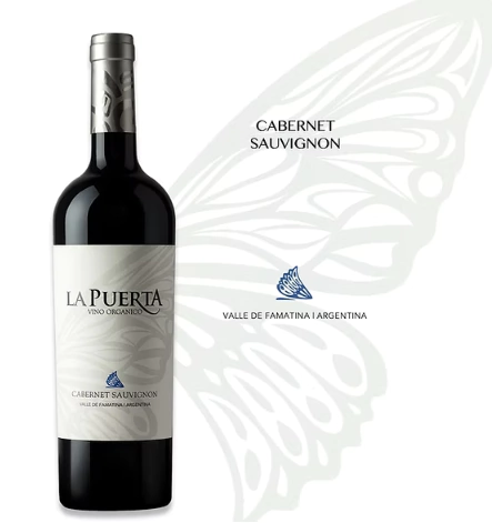 Vino Tinto Orgánico Cabernet Sauvignon "La Puerta"