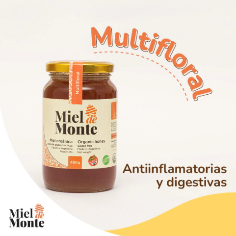 Miel Orgánica Sin Tacc 260G "Miel de Monte"