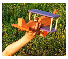 Avión - Jueguetes de Madera "Kuñul"