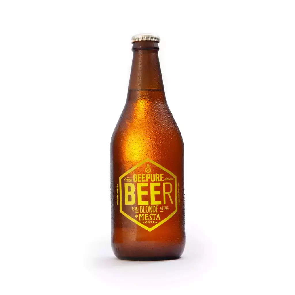 Cerveza Artesanal Blonde 500ML "Beepure"