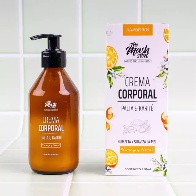 Crema Corporal Piel Seca Naranja y Neroli "The mash store"