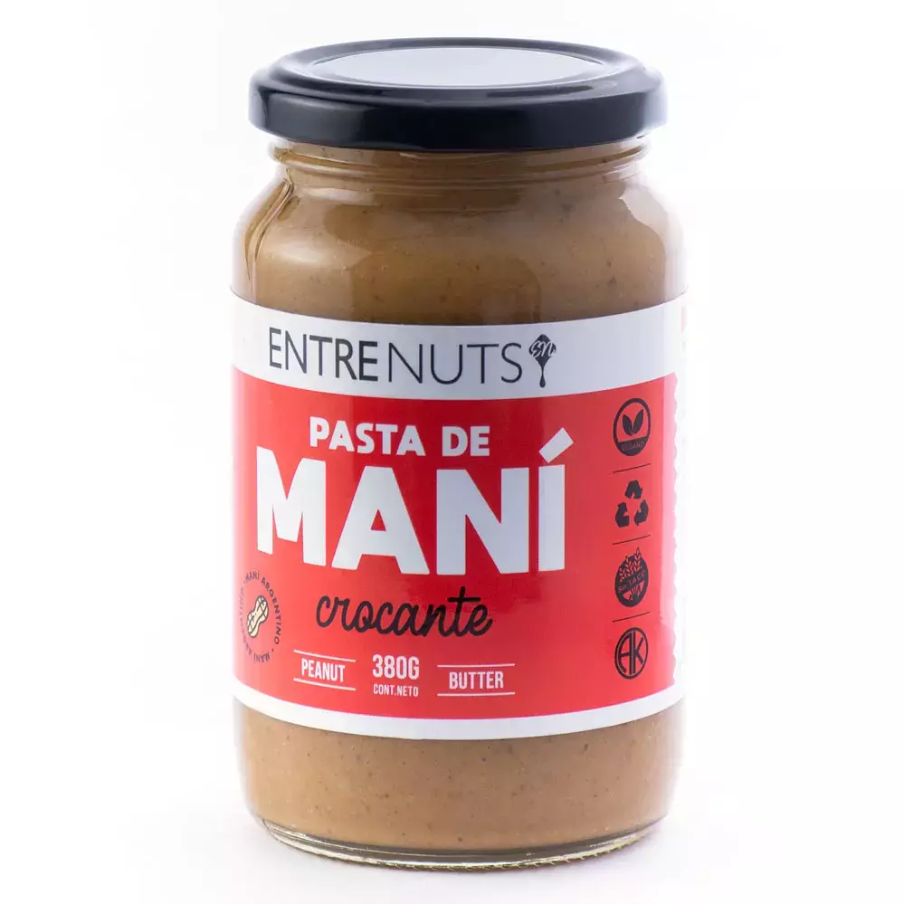 Pasta de Mani Crocante Sin Tacc "Entrenuts"