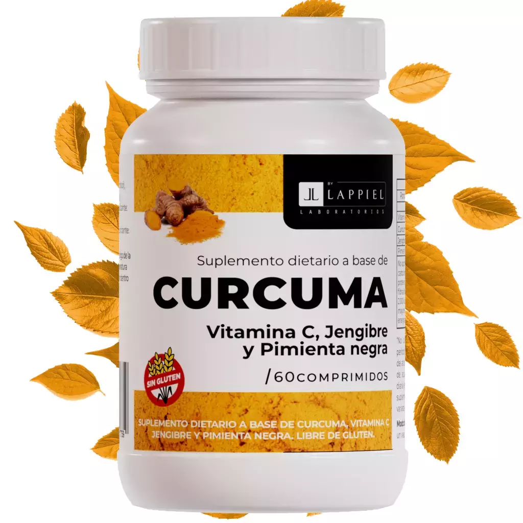 Suplementos Comprimidos - Cúrcuma - Antioxidante Total "Lappiel"