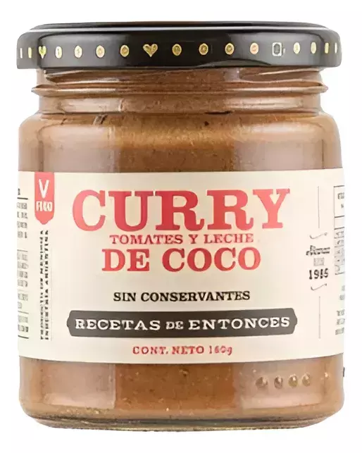 Curry - Tomates y Leche de Coco Sin Tacc "Recetas de Entonces"