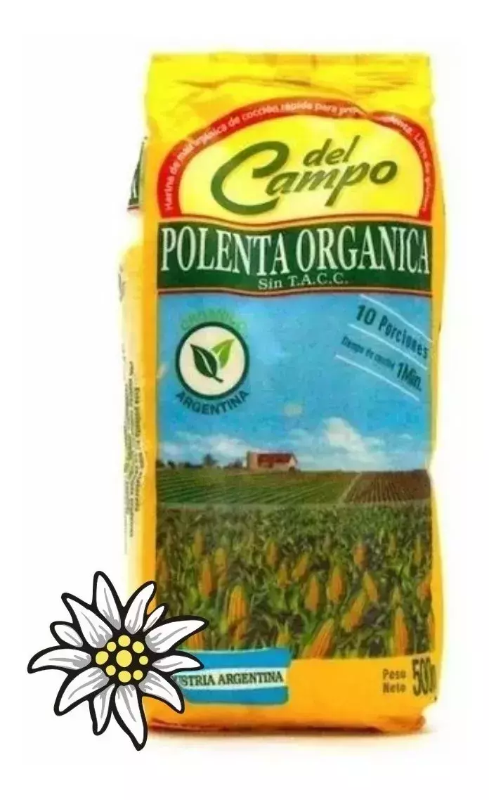 Polenta Orgánica Sin Tacc 500G "Del Campo"