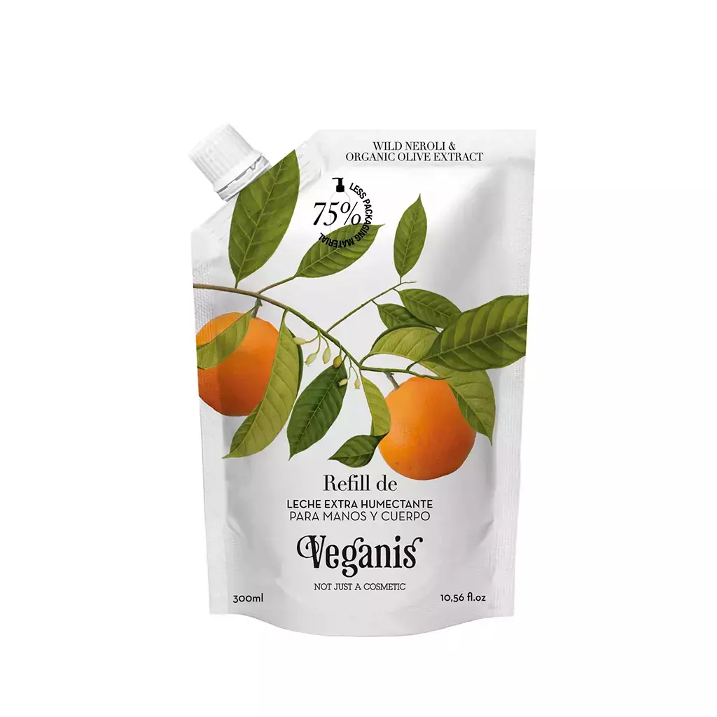 DOY PACK LECHE EXTRA-HUMECTANTE PARA LA PIEL con Neroli Salvaje con extracto Orgánico de Oliva "Veganis"