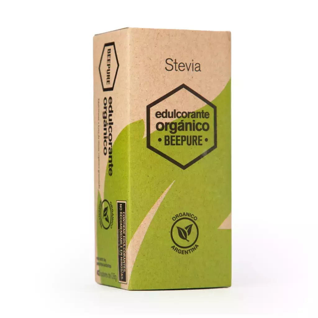 Edulcorante Stevia Orgánico 42 Sobres "Beepure"