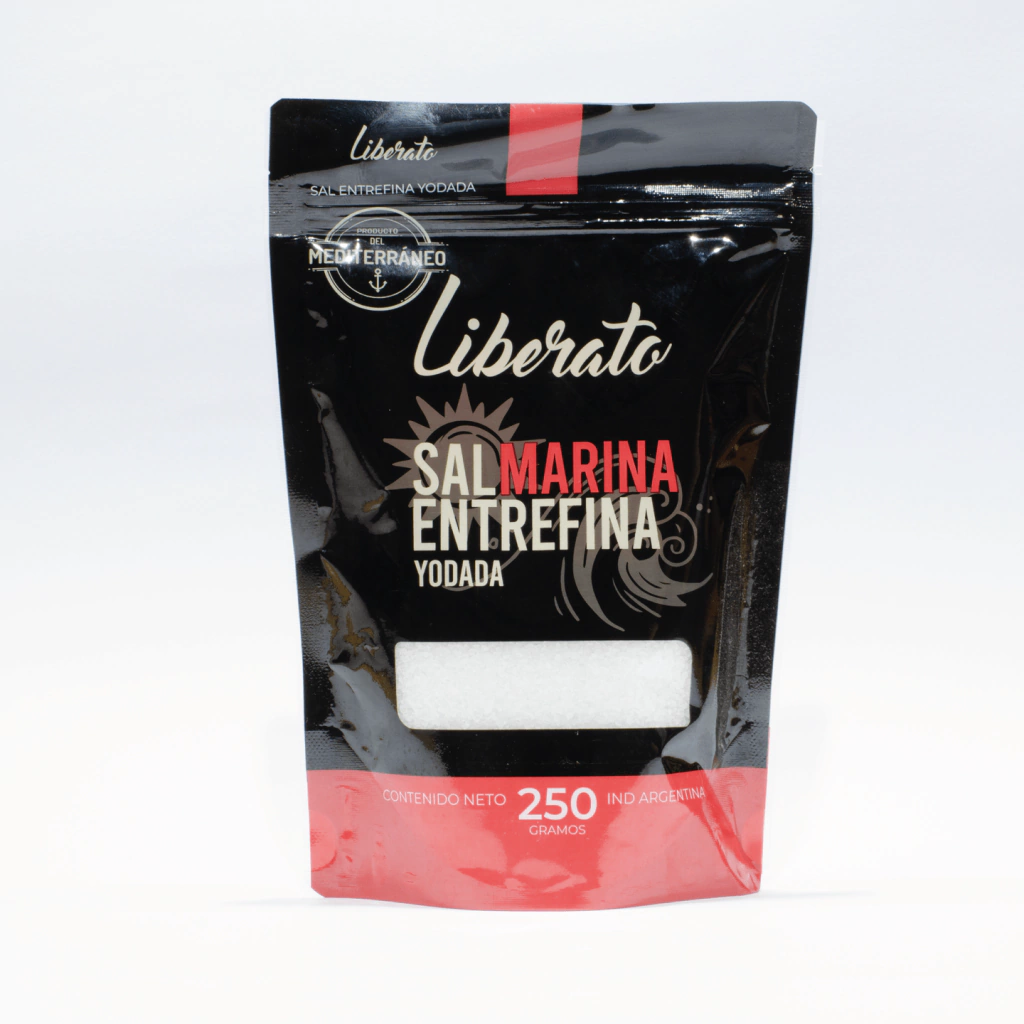 Sal Marina Entrefina Yodada 250G Repuesto "Liberato"