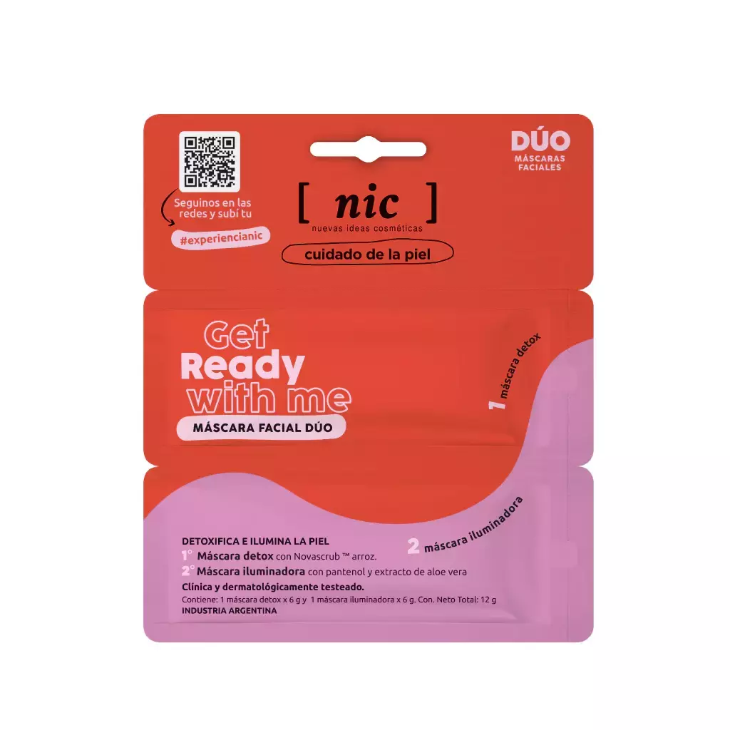 Mascarilla facial Get Ready With Me "Nic by Dadatina"