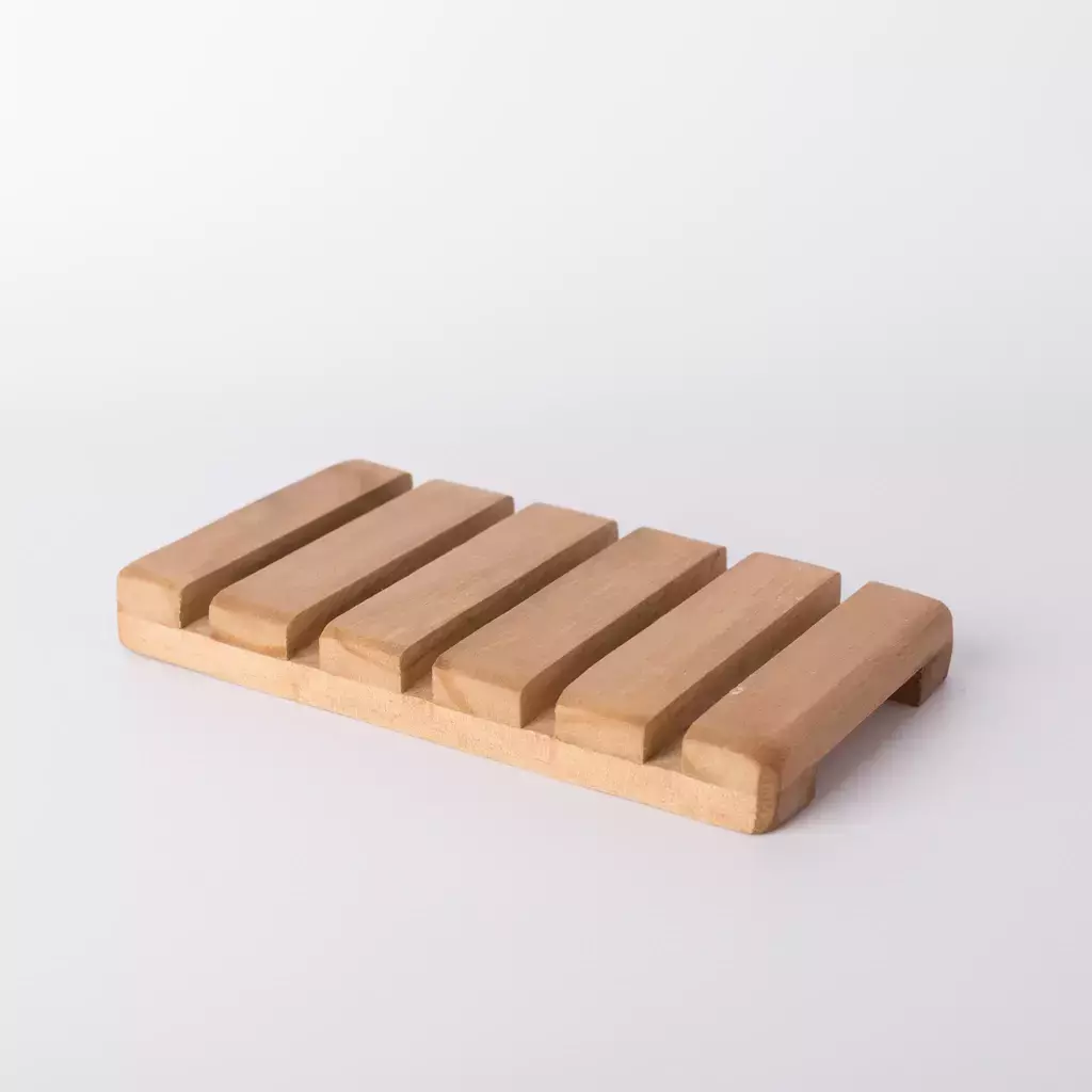 Jabonera de Madera Curada "Sentida Botánica"