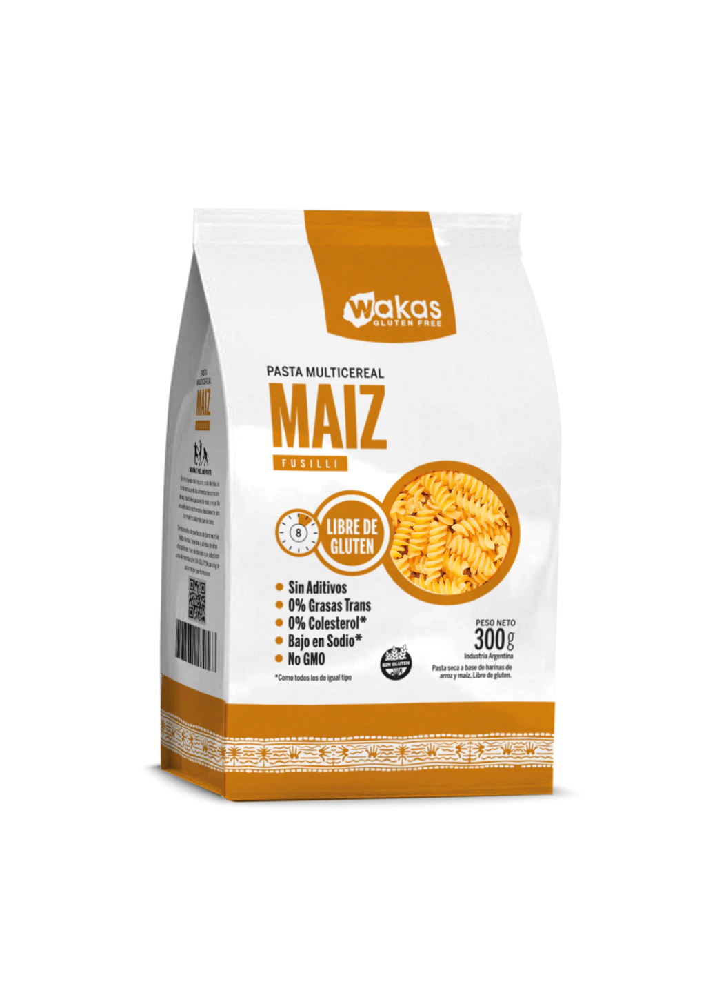Pasta de legumbres de maiz "Wakas"