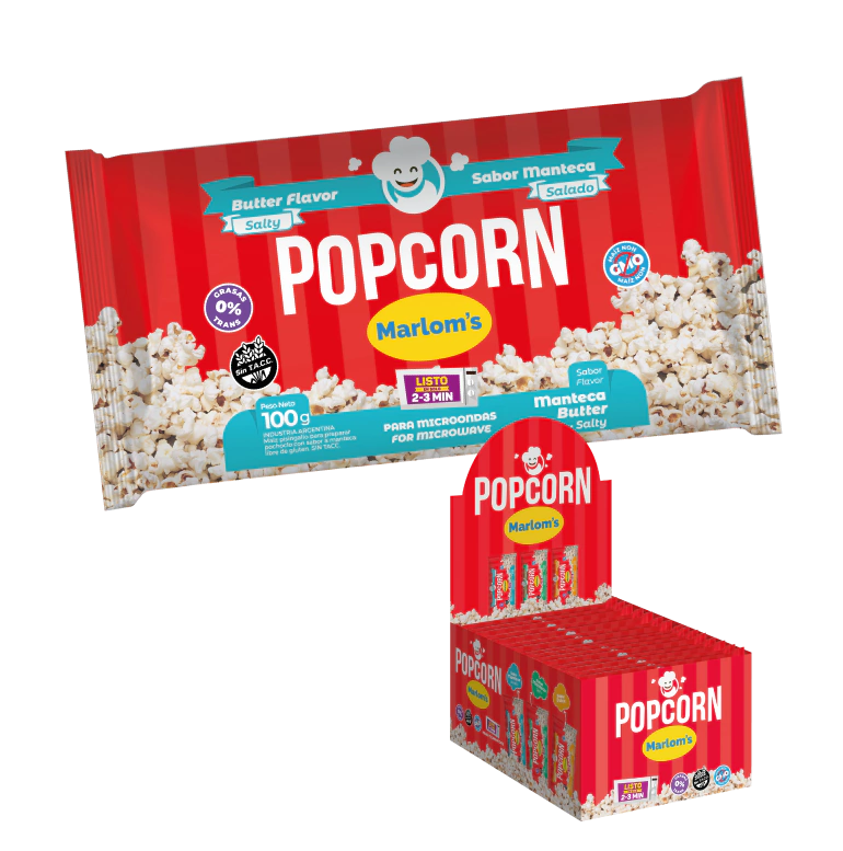 Maiz Pisingallo Popcorn Sabor Manteca Salado "Marlom's"