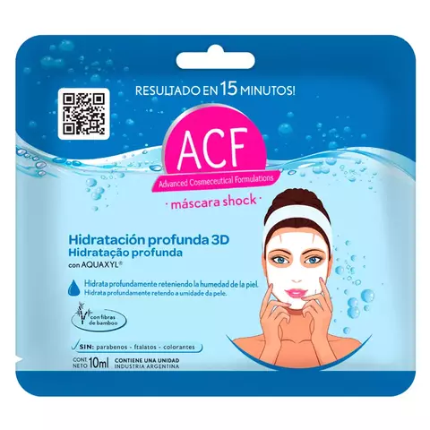 Máscara Hidratación Profunda 3D "ACF by Dadatina"