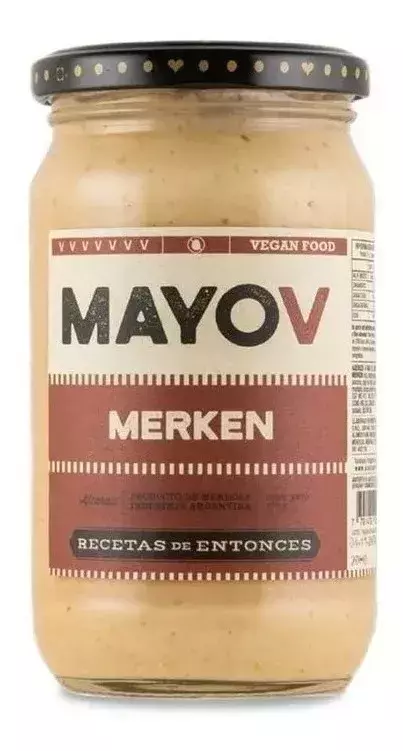Mayonesa Vegana Merken - MayoV "Recetas de Entonces"