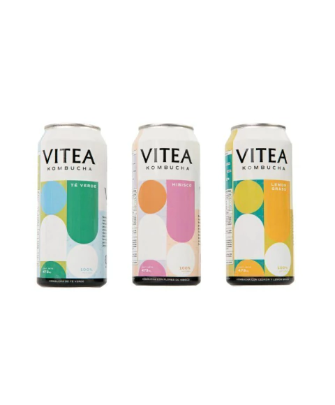 Kombucha lata 473cc "Vitea" - comprar online