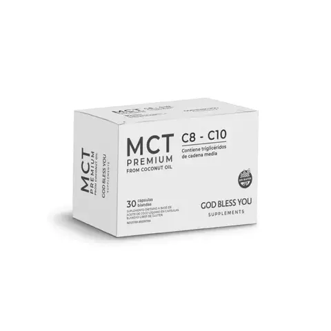 MCT PREMIUM 30 Cápsulas Blandas "God Bless You"