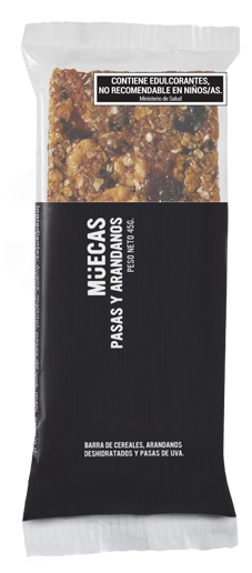 Barrita de pasas y arándanos"Muecas"