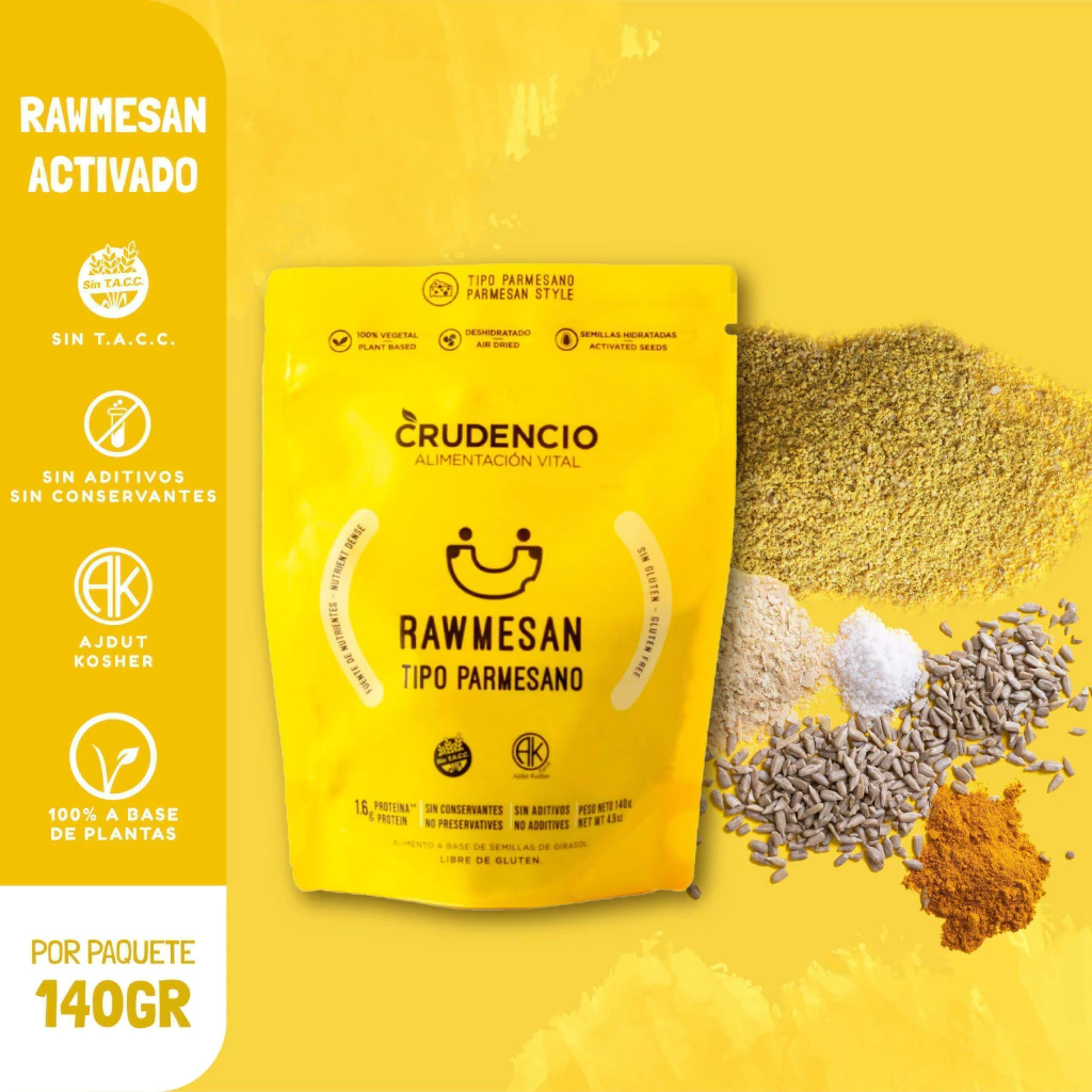 Rawmesan queso vegano "Crudencio"