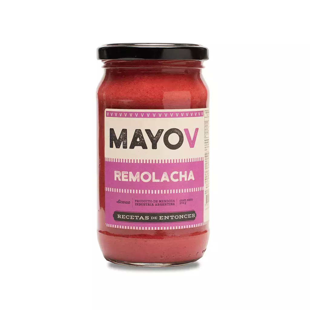 Mayonesa Vegana de Remolacha - MayoV "Recetas de Entonces"