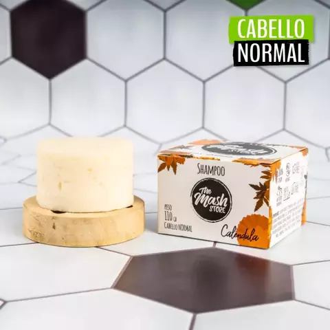 SHAMPOO SÓLIDO CALÉNDULA XL 110gr "The Mash Store"