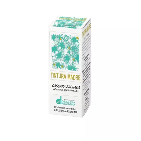 Tintura madre de cáscara sagrada (rhamnus purshiana) "Drogueria Argentina" - comprar online