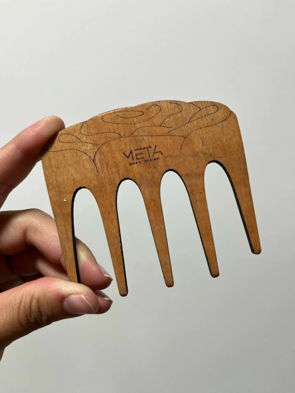 Peine de Madera para Rulos "Meta"