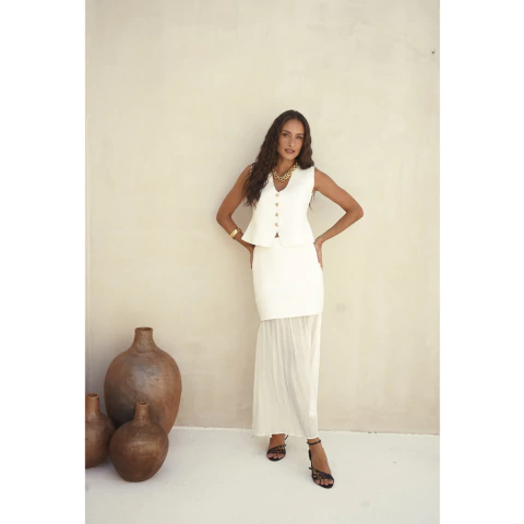 Conjunto Colete e Saia Elisa - comprar online