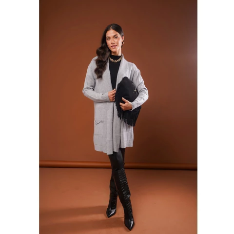 Cardigan Alongado Cibele - comprar online