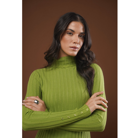 Blusa Tricot Gola Alta Vera - comprar online