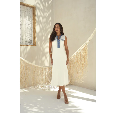 Vestido Canelado Regata Francine - comprar online