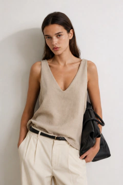 BLUSA SCOTIA LINO
