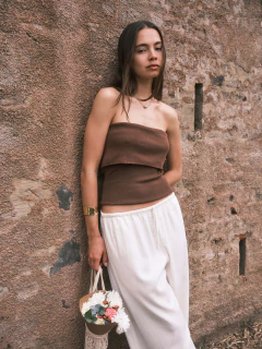 STRAPLESS RUBI TEJIDO HILO - comprar online