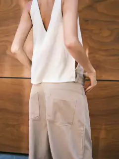 Imagen de PANTALON DIJON WIDE LEG GABARDINA