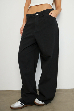 PANTALON DIJON WIDE LEG GABARDINA