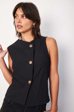 CHALECO ONIX ALGODON TEXTURADO - comprar online