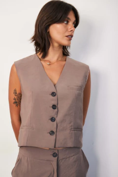 CHALECO MIRLO SARGA SOFT TOUCH C/FORRERIA - comprar online