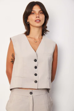 CHALECO MIRLO SARGA SOFT TOUCH C/FORRERIA en internet